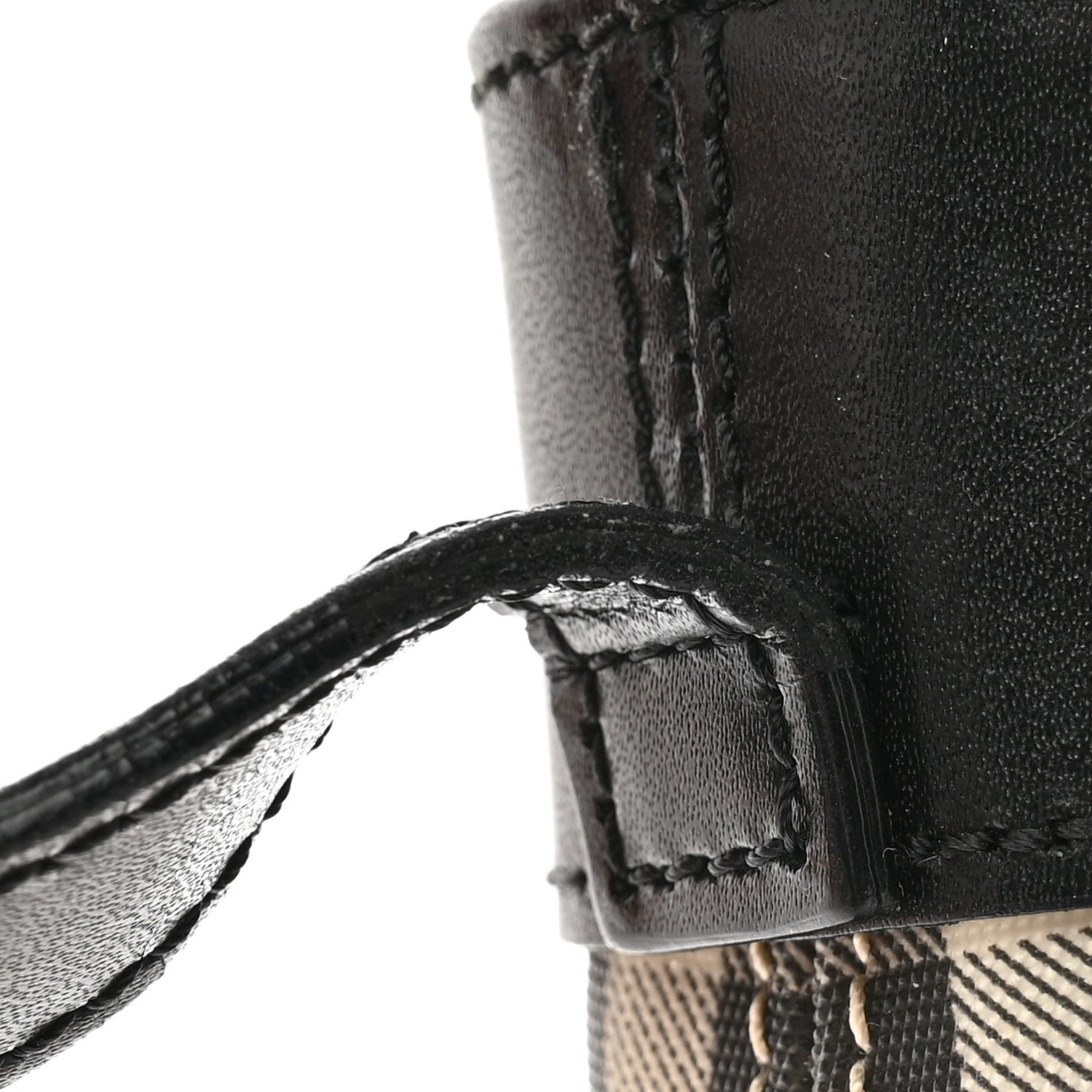 Burberry Vintage Check Shoulder Bag Black 14 of 15