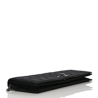 Chanel Satin Ribbon Evening Clutch Black 3 of 13