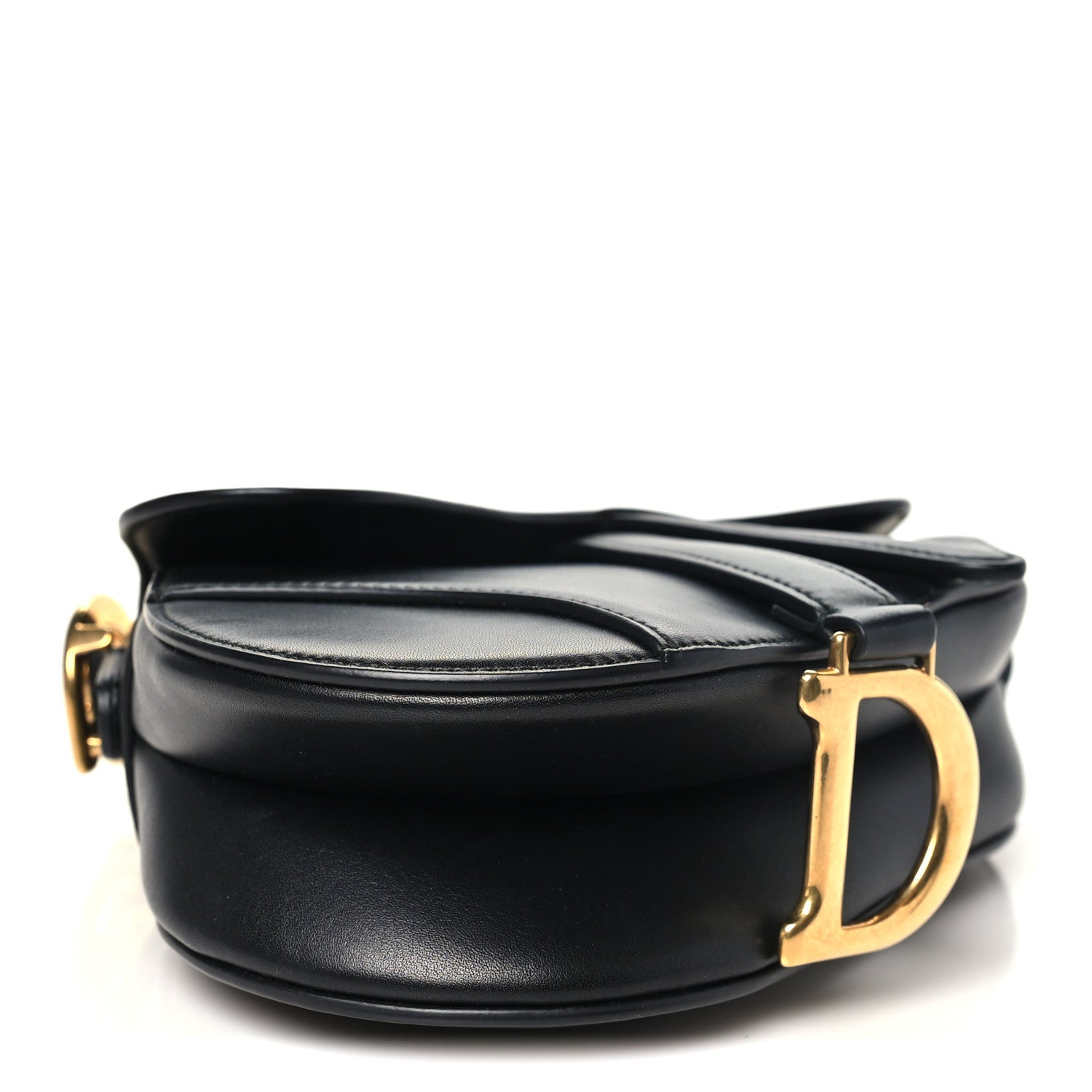 Christian Dior Calfskin Mini Saddle Bag Black 4 of 8