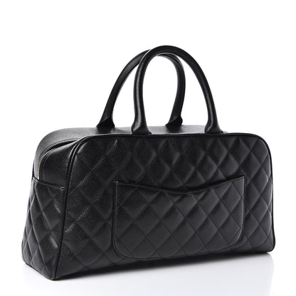 Chanel Caviar Quilted Large Bowler Black 3 of 14