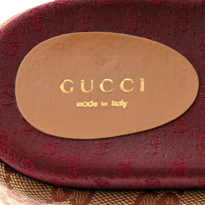 Gucci Canvas GG Monogram Angelina Platform Slide Sandals 37 Beige Ruggine 6 of 8