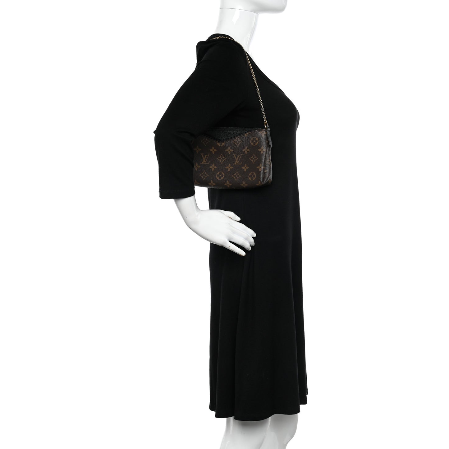 Monogram Pallas Clutch Black