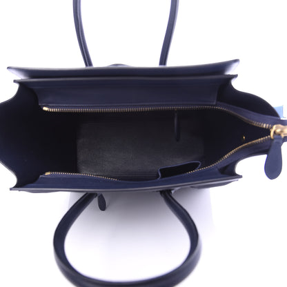 Celine Smooth Calfskin Micro Luggage Navy Blue 5 of 9