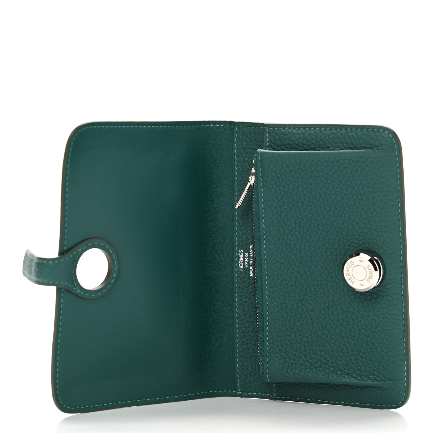 Togo Dogon Compact Wallet Malachite