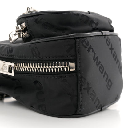 Alexander Wang Nylon Logo Mini Attica Backpack Crossbody Black 8 of 9