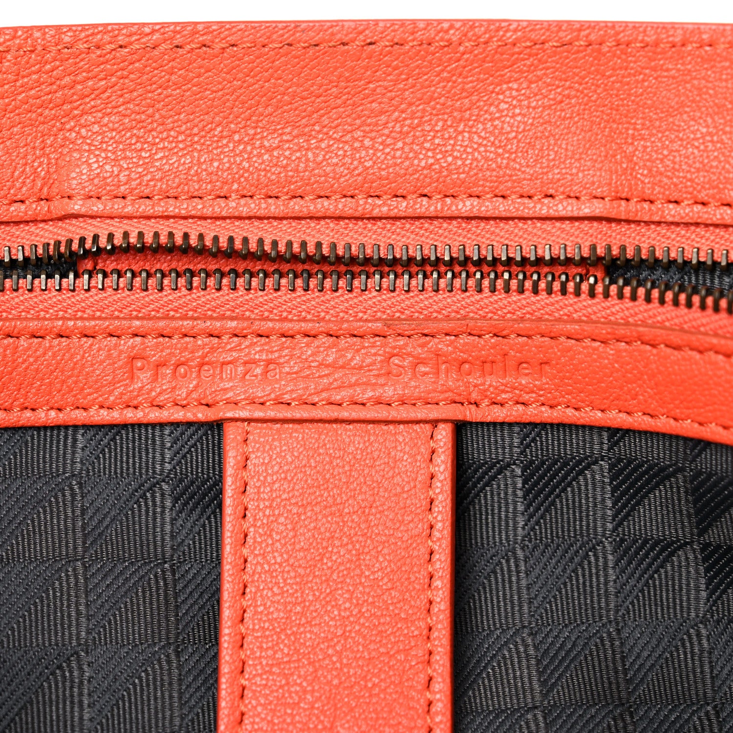 Proenza Schouler Lambskin Large PS1 Satchel Grapefruit 12 of 21