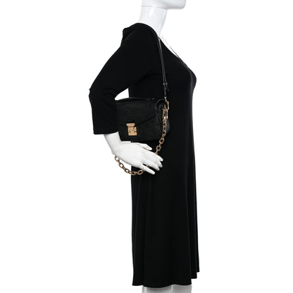 Louis Vuitton Empreinte Pochette Metis East West Black 2 of 12
