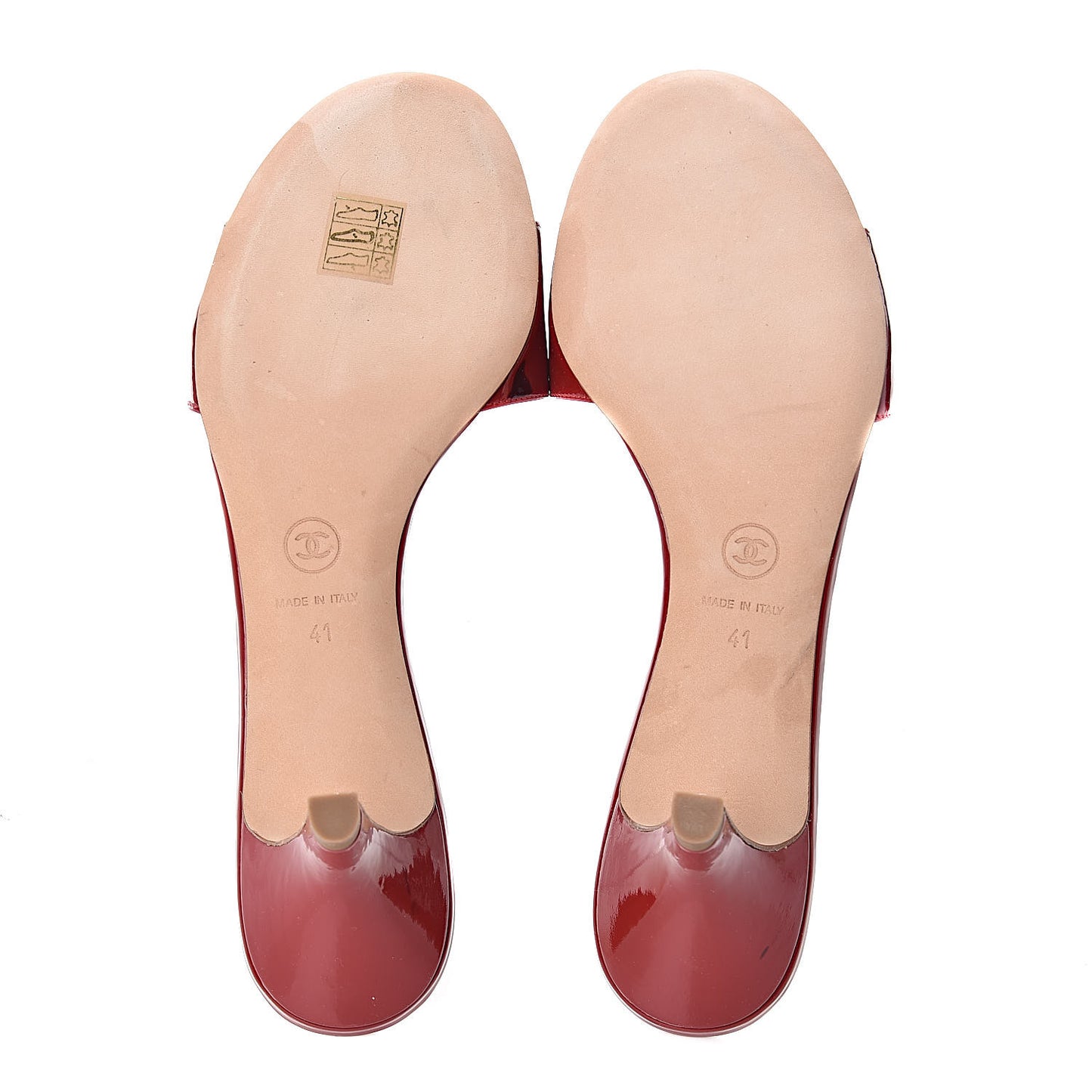 Patent CC Mules 41 Red