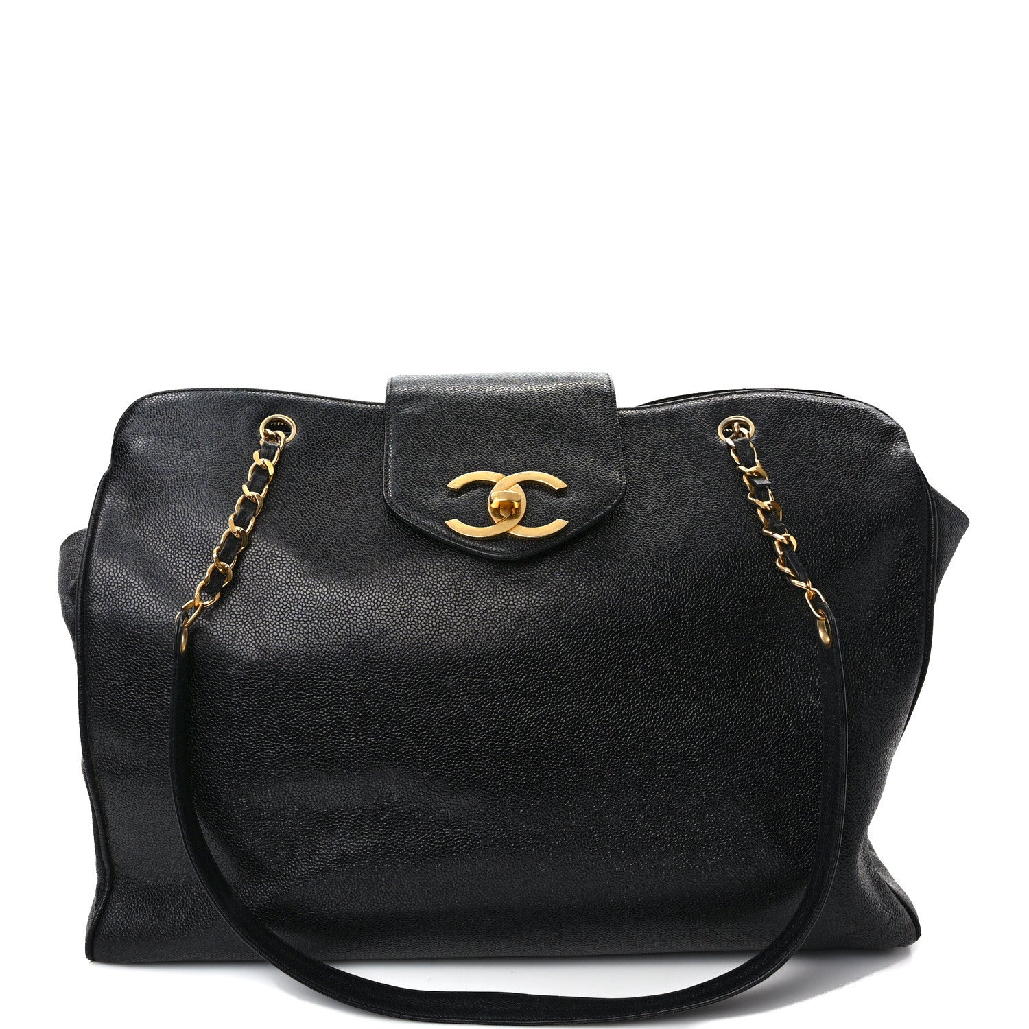 Chanel Caviar XL Weekender Bag Black 1 of 12