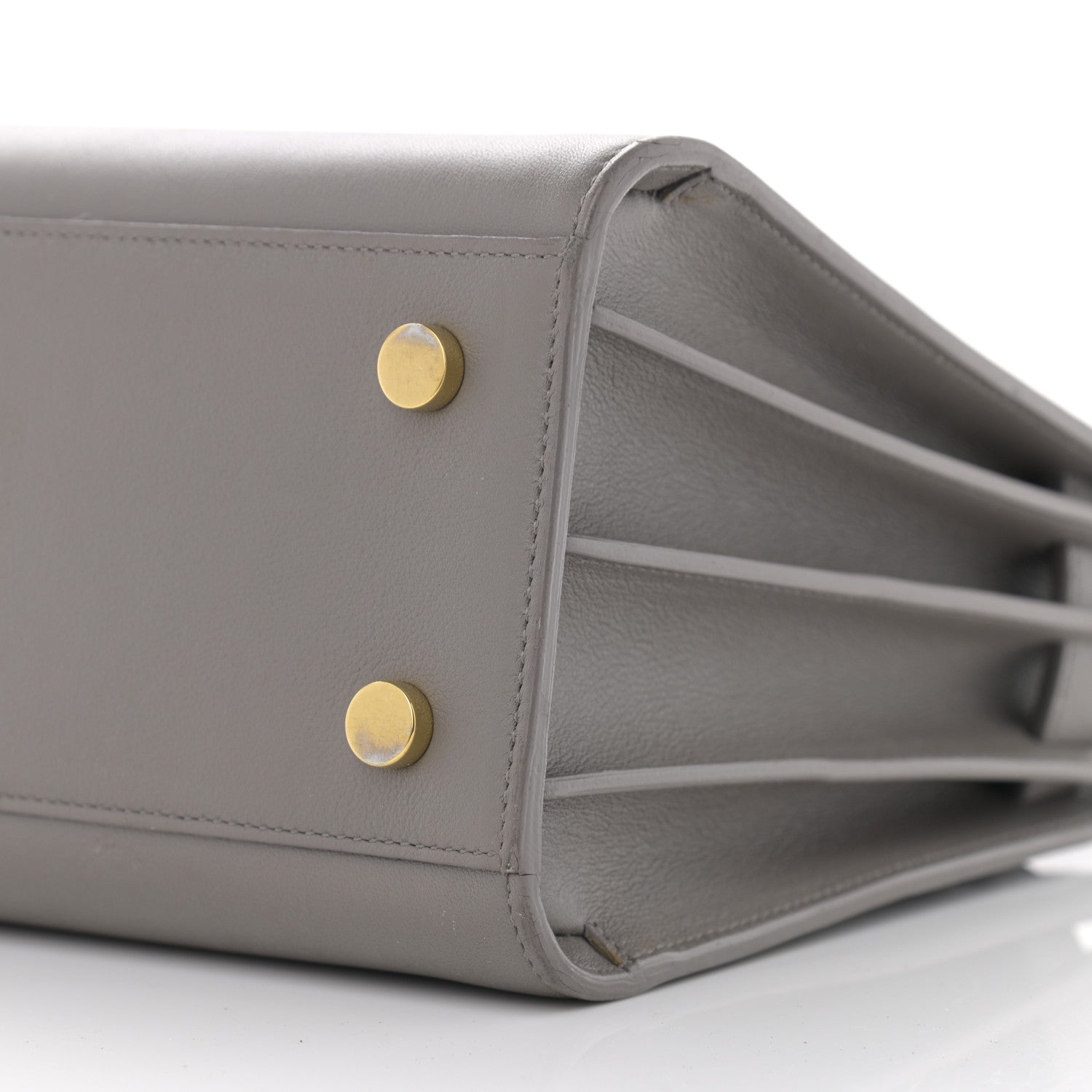 Saint Laurent Grained Calfskin Baby Sac De Jour Fog 9 of 17