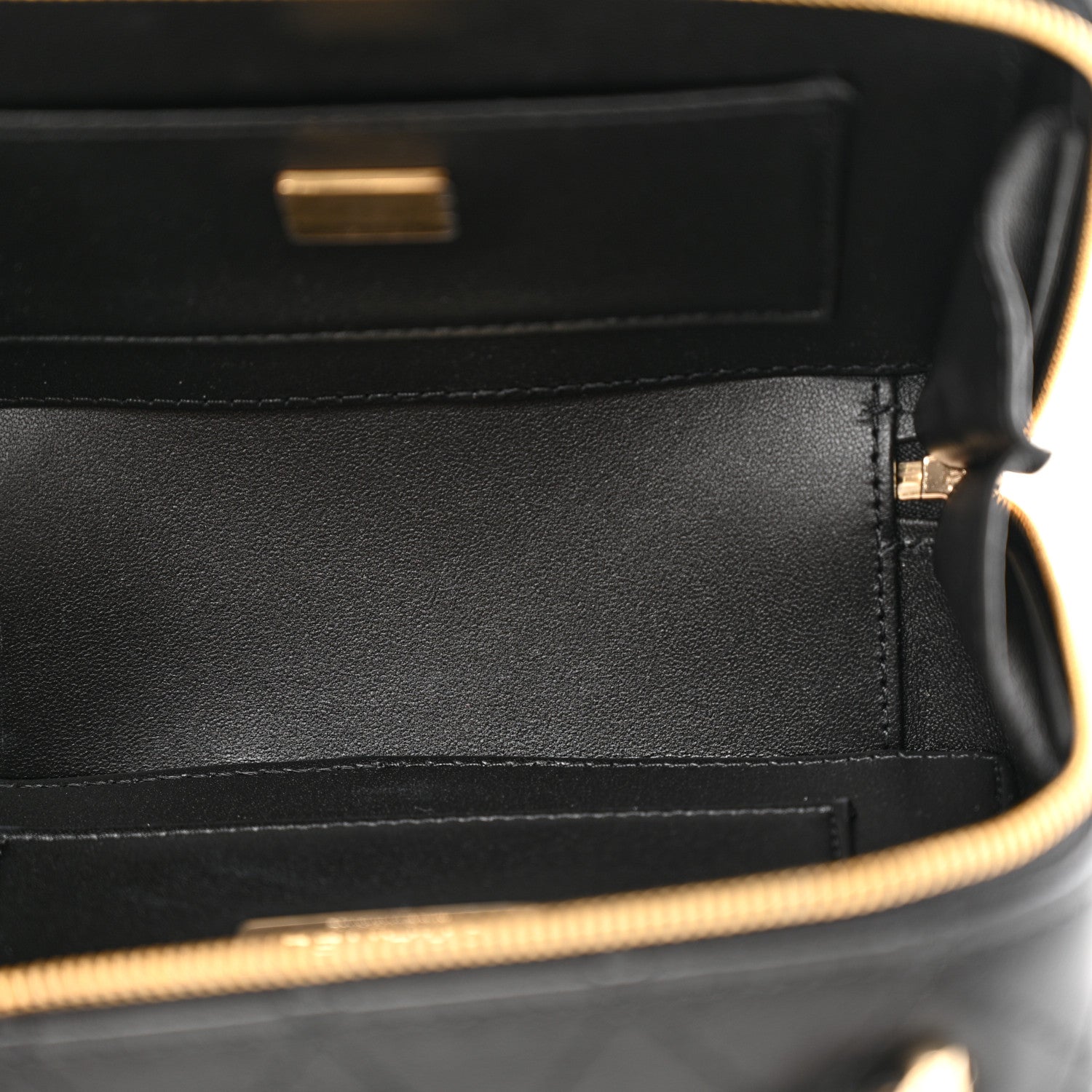 Chanel Lambskin Quilted Coco Click Bag Black 6 of 14