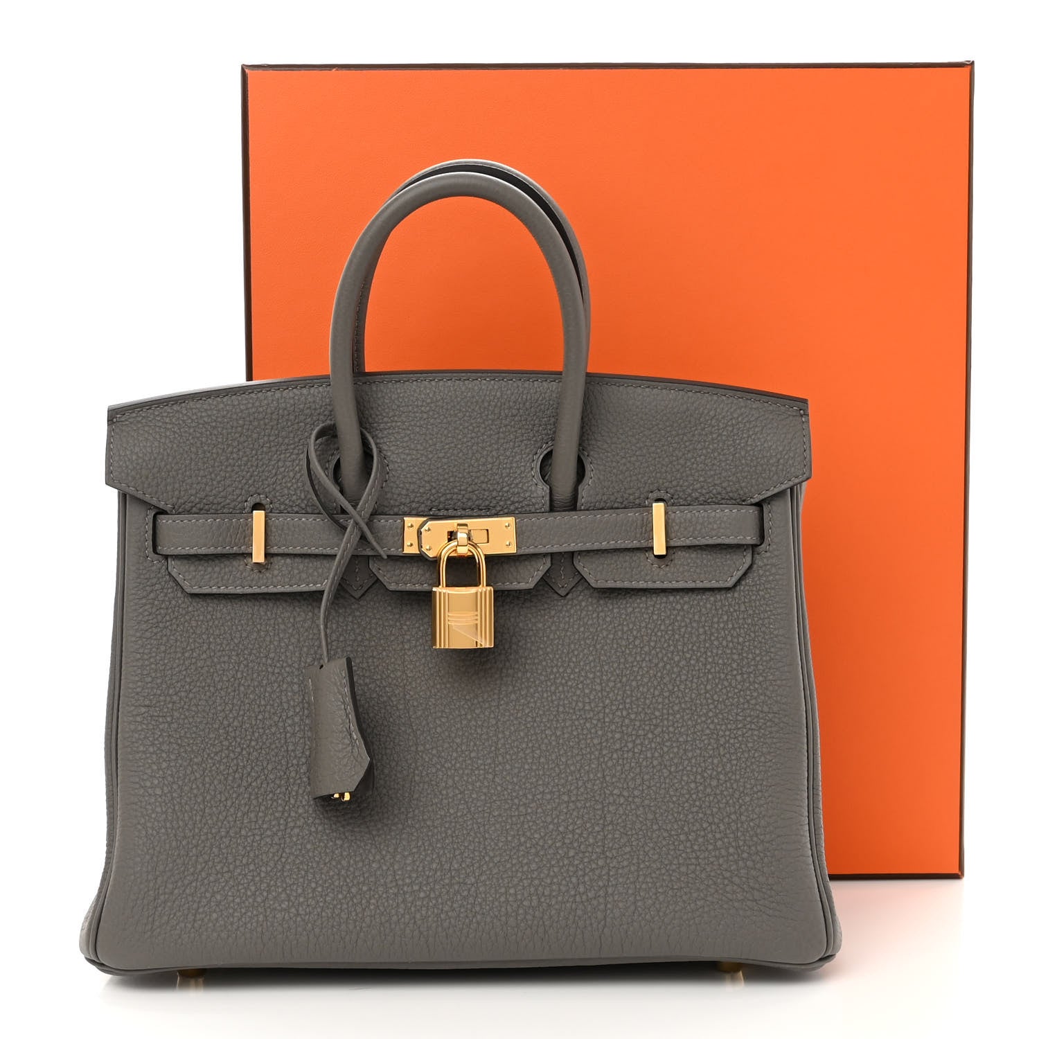 Hermes Togo Birkin 25 Gris Meyer 13 of 13