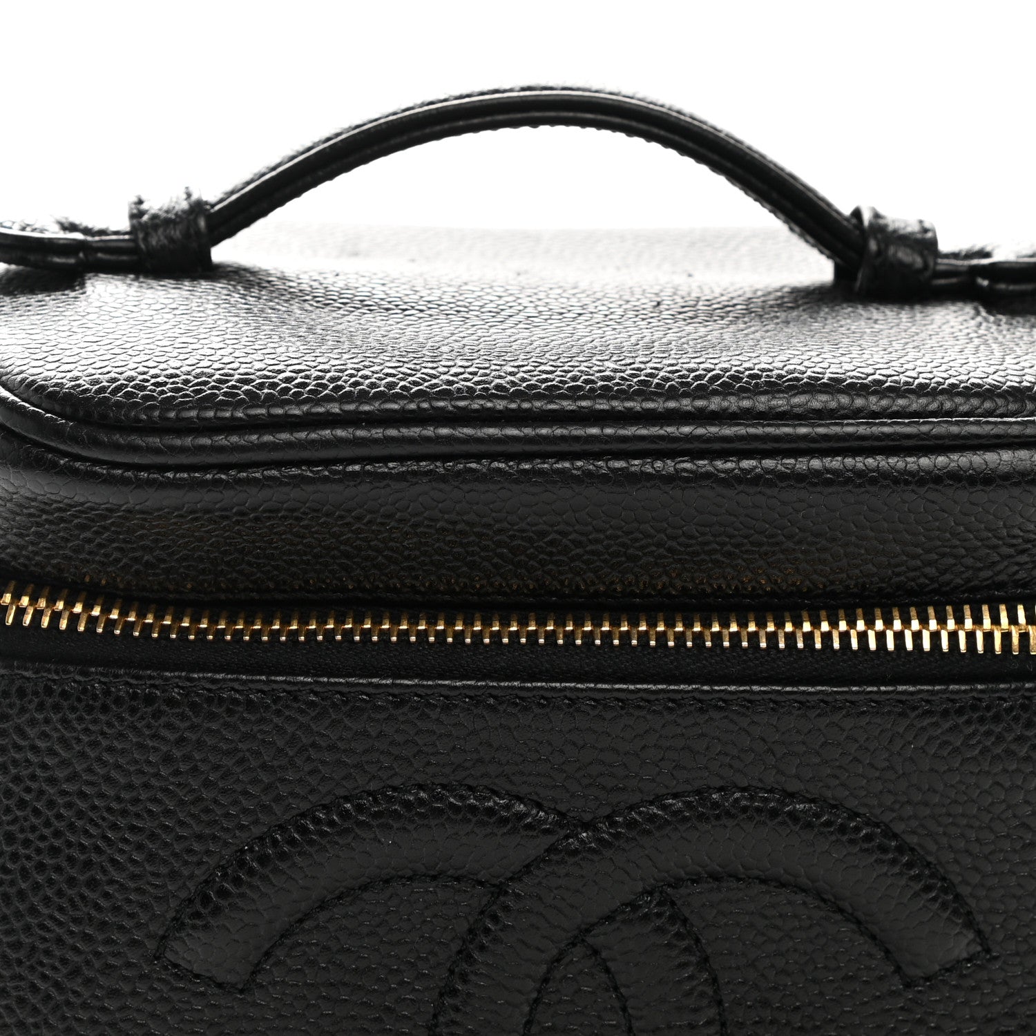 Chanel Caviar Vanity Cosmetic Case Black 13 of 15