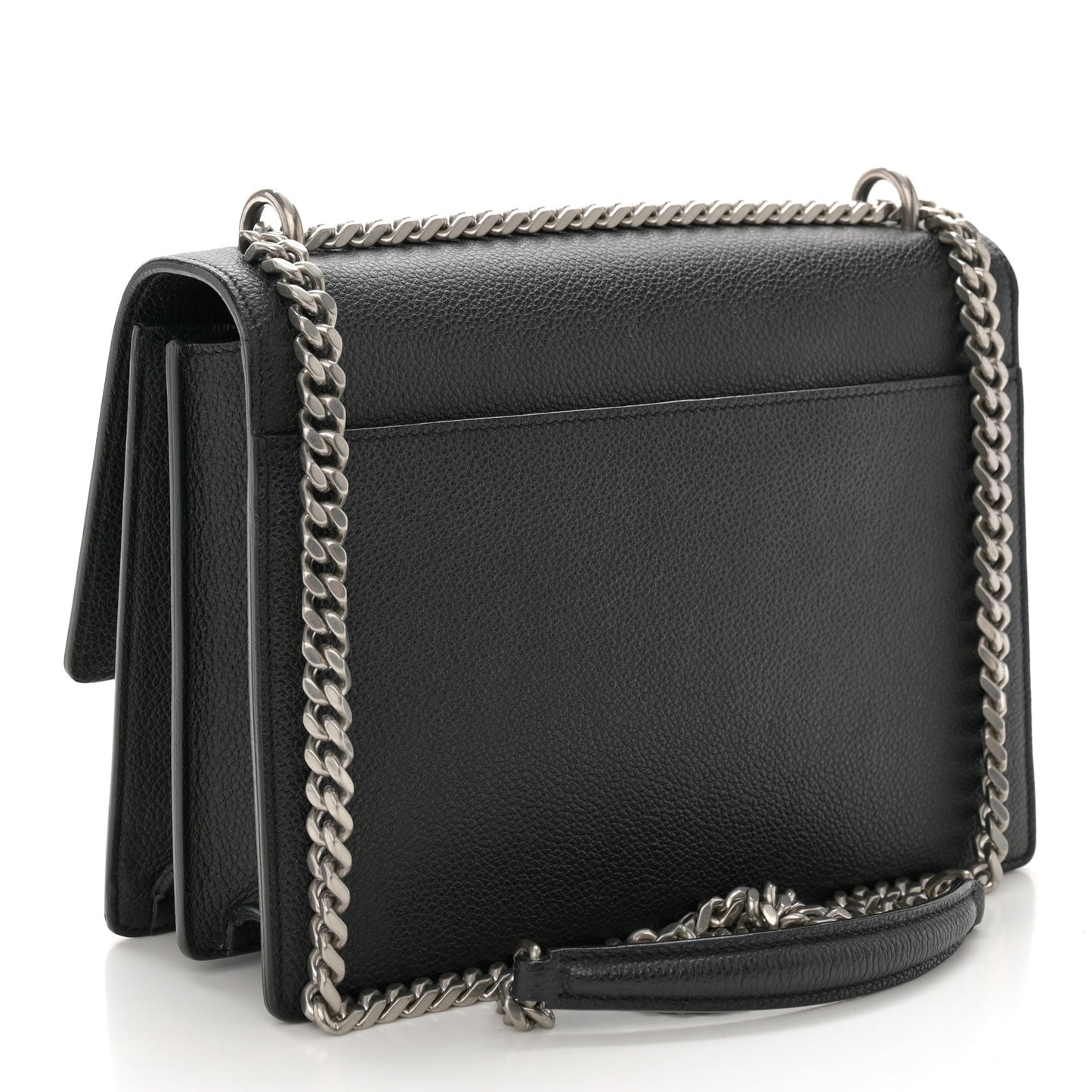 Grained Calfskin Medium Monogram Sunset Black
