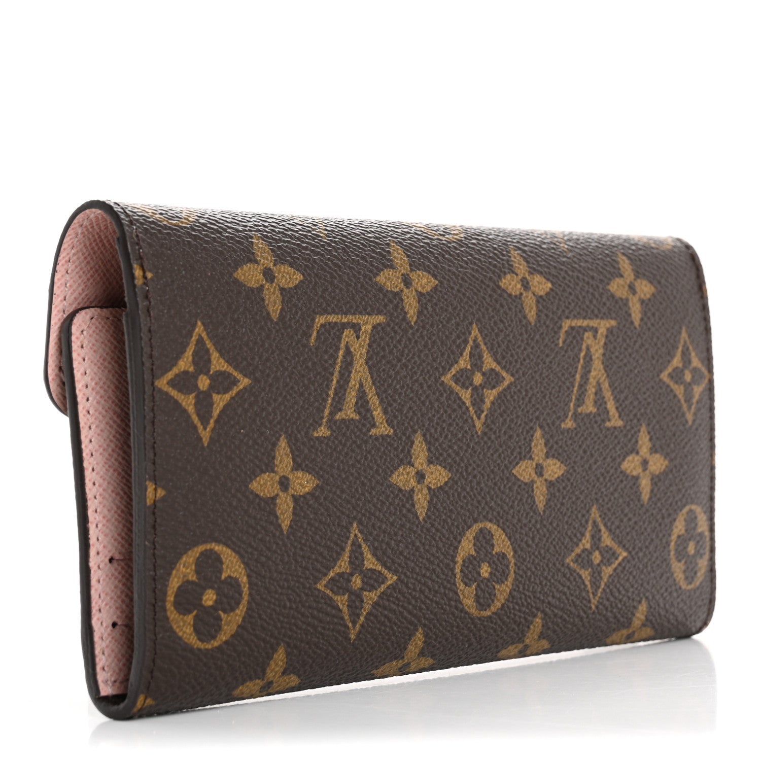 Louis Vuitton Monogram Josephine Wallet Rose Ballerine 3 of 9