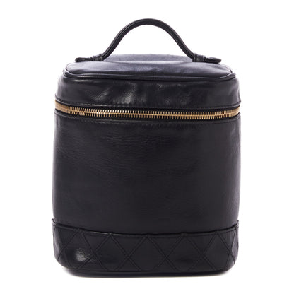 Chanel Lambskin Vanity Cosmetic Case Black 1 of 8
