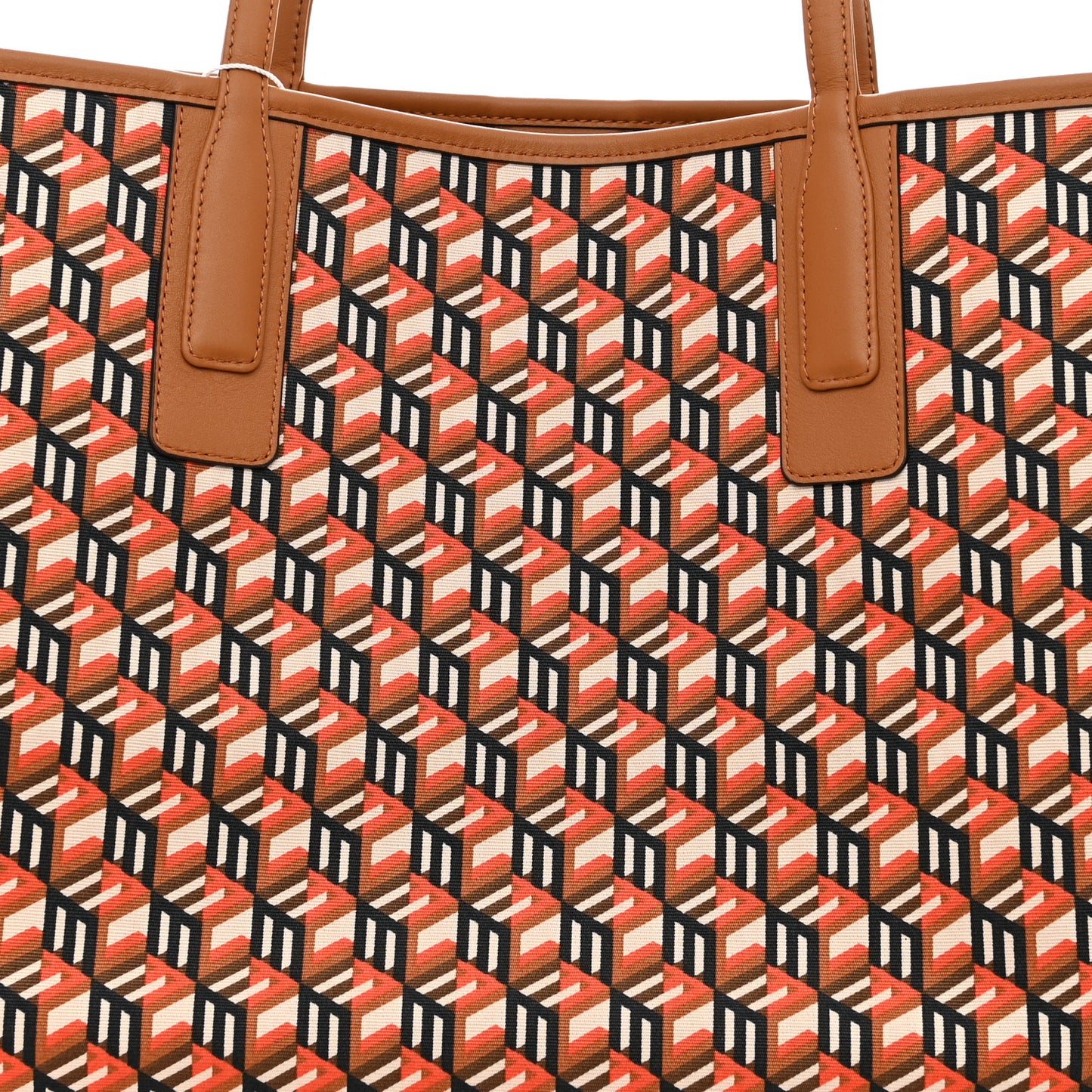 Visetos Large Liz Reversible Shopper Tote Cognac