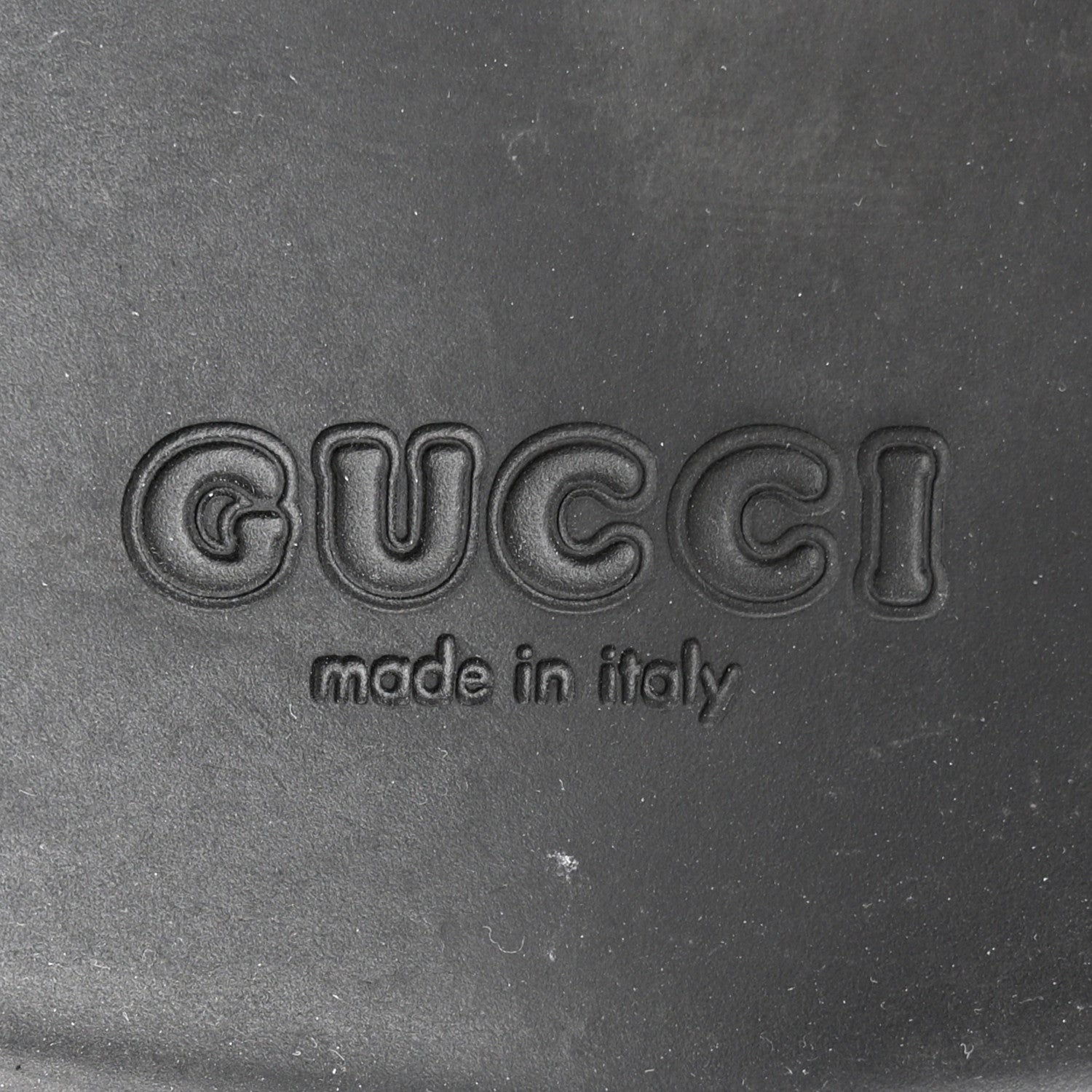 Gucci Rubber GG Monogram Mens Sandals 11 Black 9 of 12