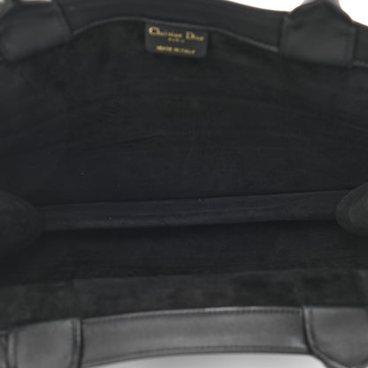 Christian Dior Calfskin Embossed Medium Book Tote Black 5 of 10