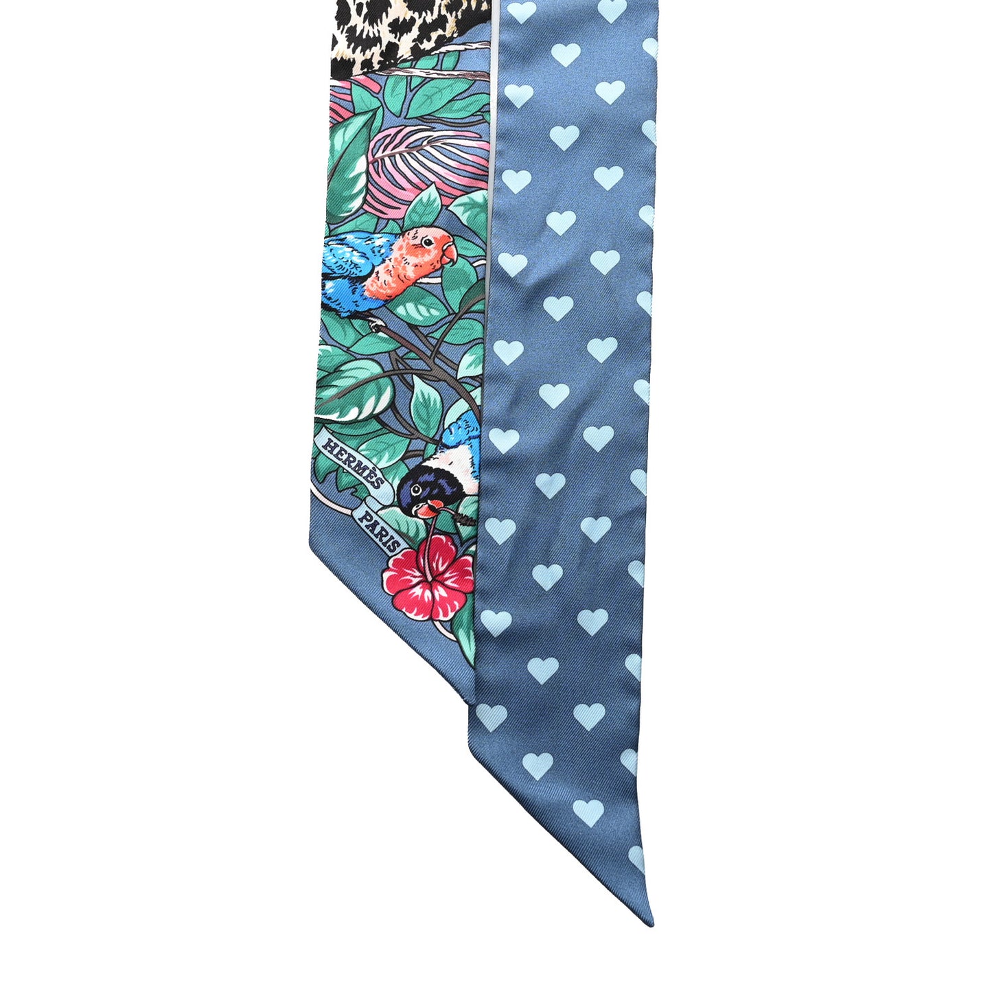 Silk Jungle Love Twilly Gris Bleuete Vert