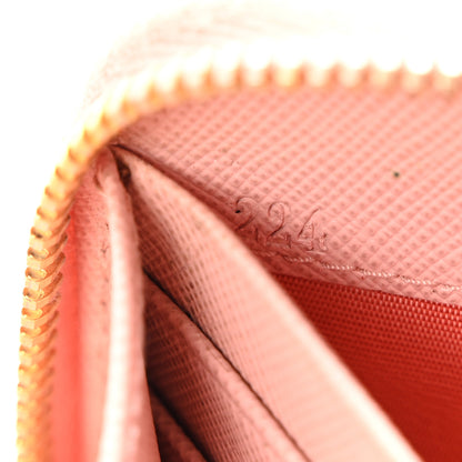Prada Saffiano Fiocco Bow Zip Around Wallet Orchidea 8 of 14