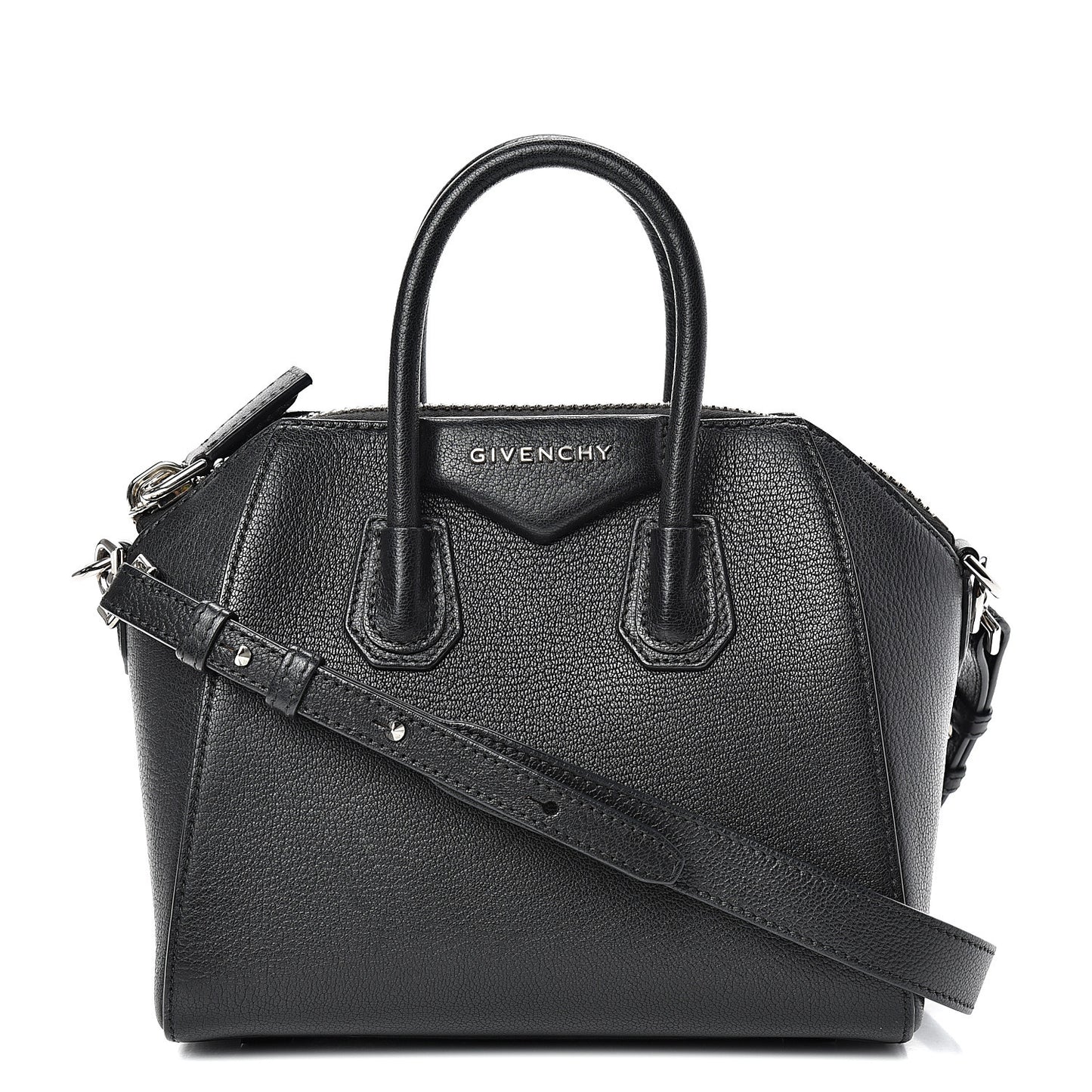Sugar Goatskin Mini Antigona Black