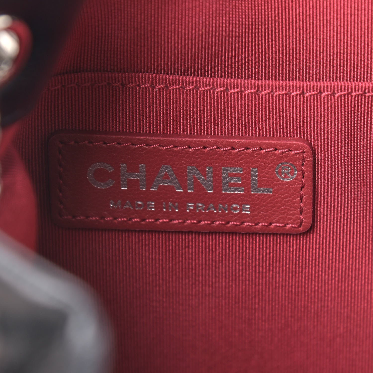 Chanel Calfskin Quilted Small Gabrielle Bucket Black 6 of 9