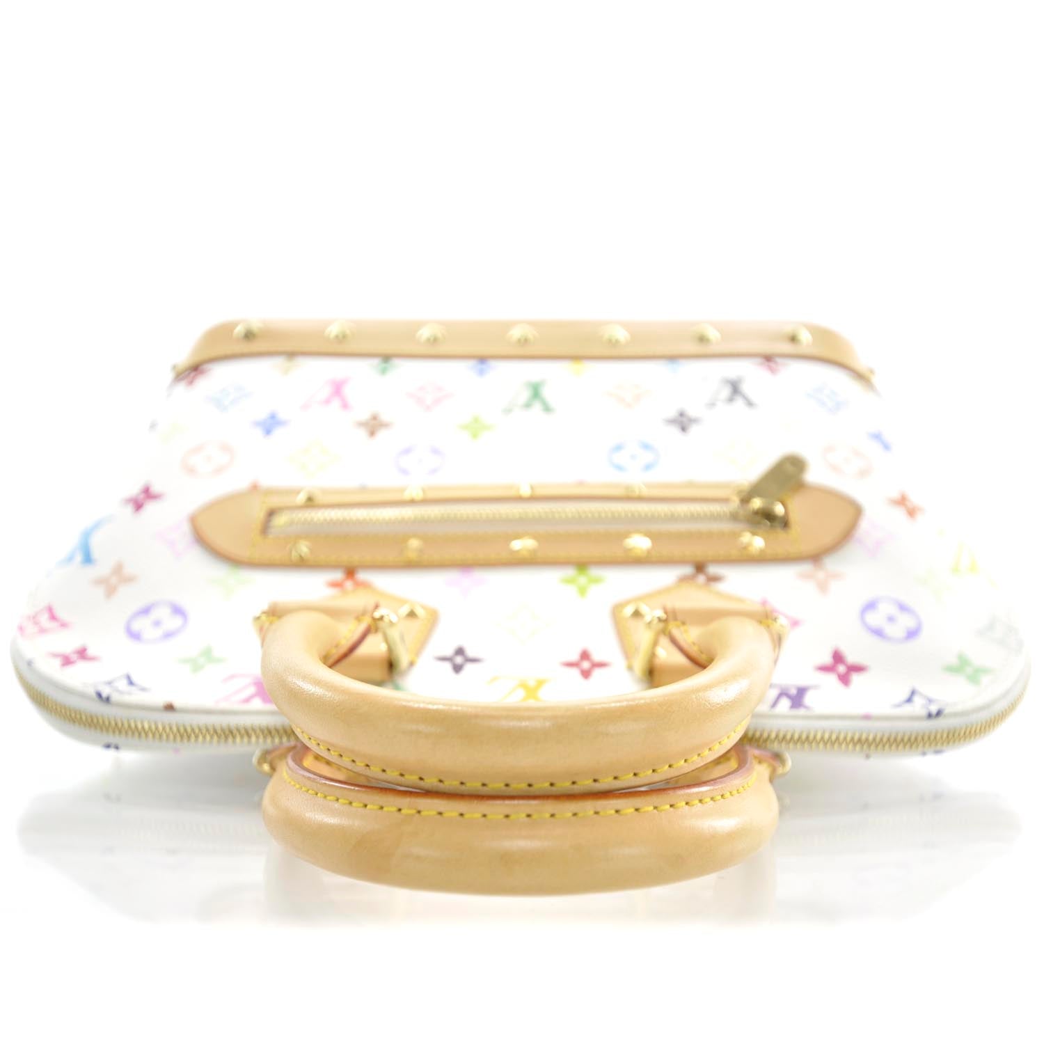 Louis Vuitton Monogram Multicolor Alma White 5 of 9
