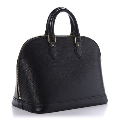Louis Vuitton Epi Alma PM Black 3 of 10