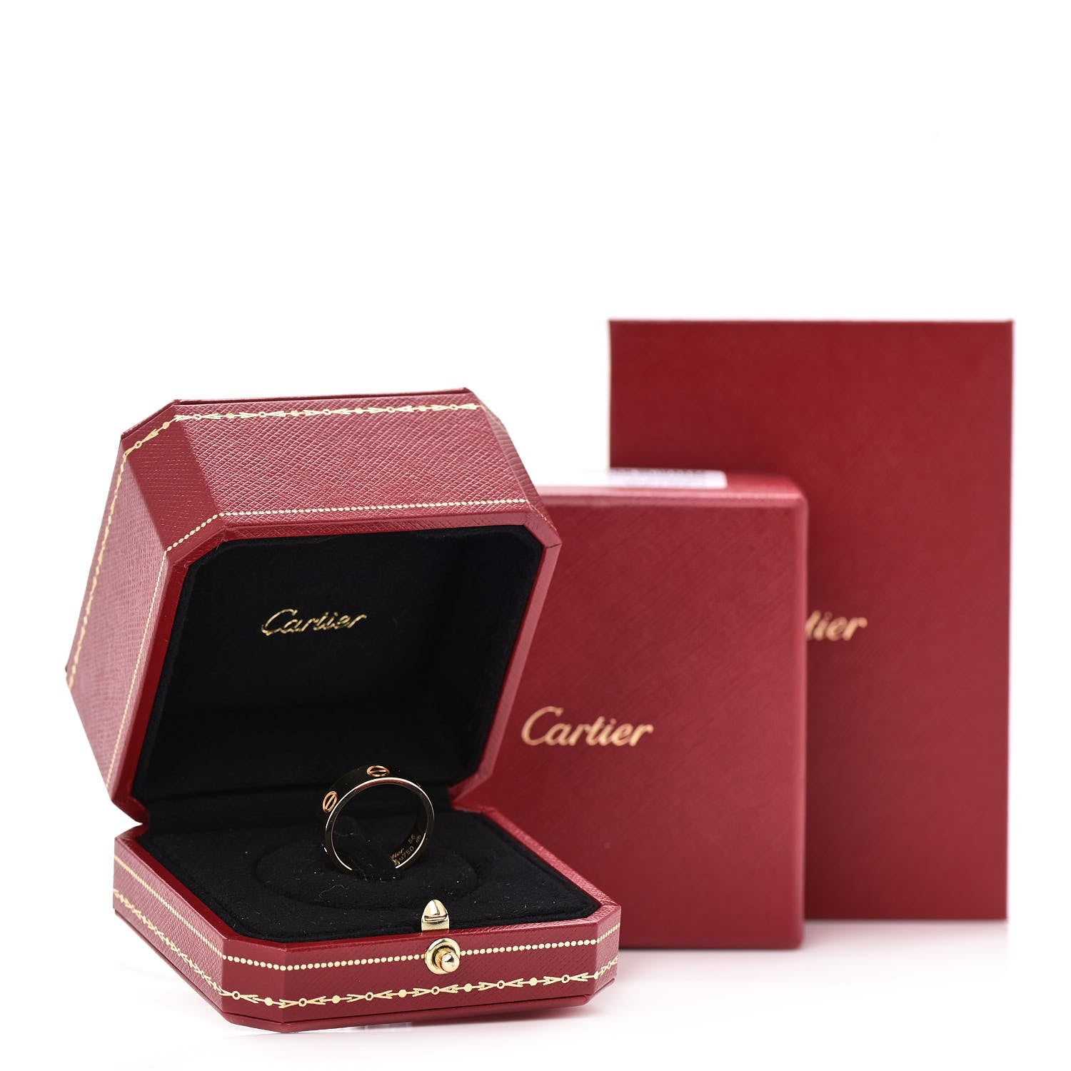 Cartier 18K Yellow Gold 5.5mm LOVE Ring 56 7.75 5 of 5