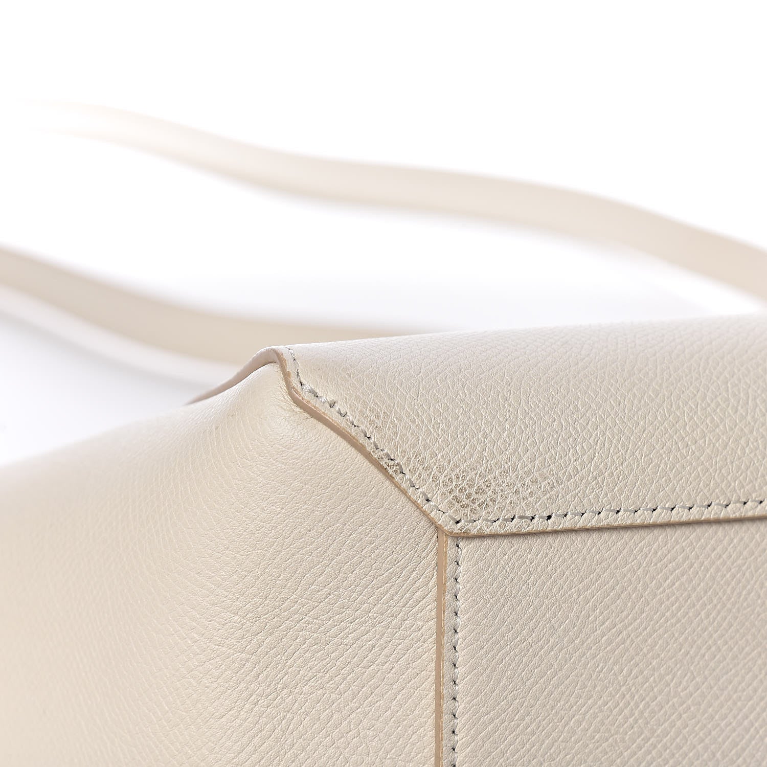 Celine Grained Calfskin Micro Belt Bag White 13 of 14