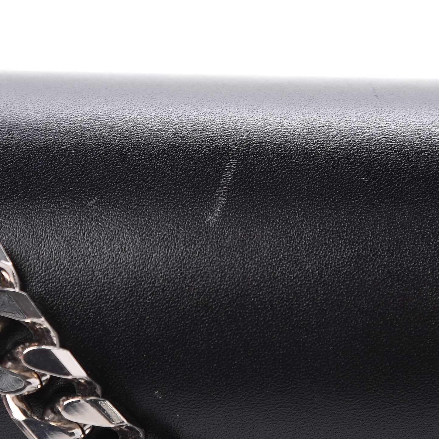 Calfskin Knuckle Shoulder Bag Black
