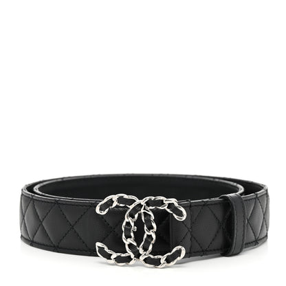 Chanel Caviar Quilted CC Chain Belt 85 34 Black 1 of 6