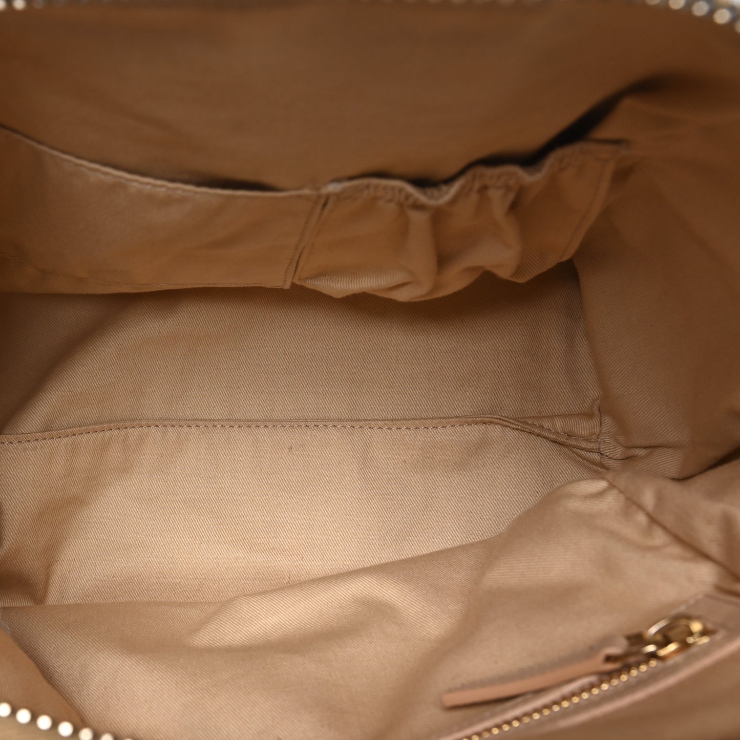 Grained Calfskin Small Antigona Light Beige