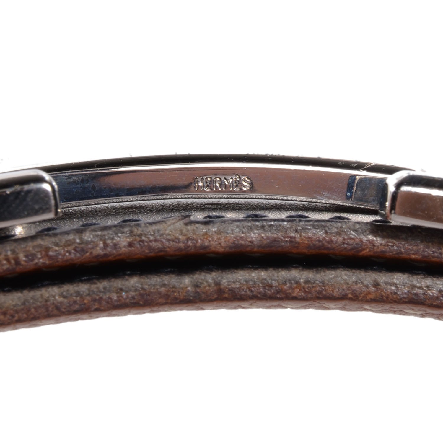 Hermes Box Togo Reversible Polished Constance 32mm H Belt Noir Gold 65 3 of 5