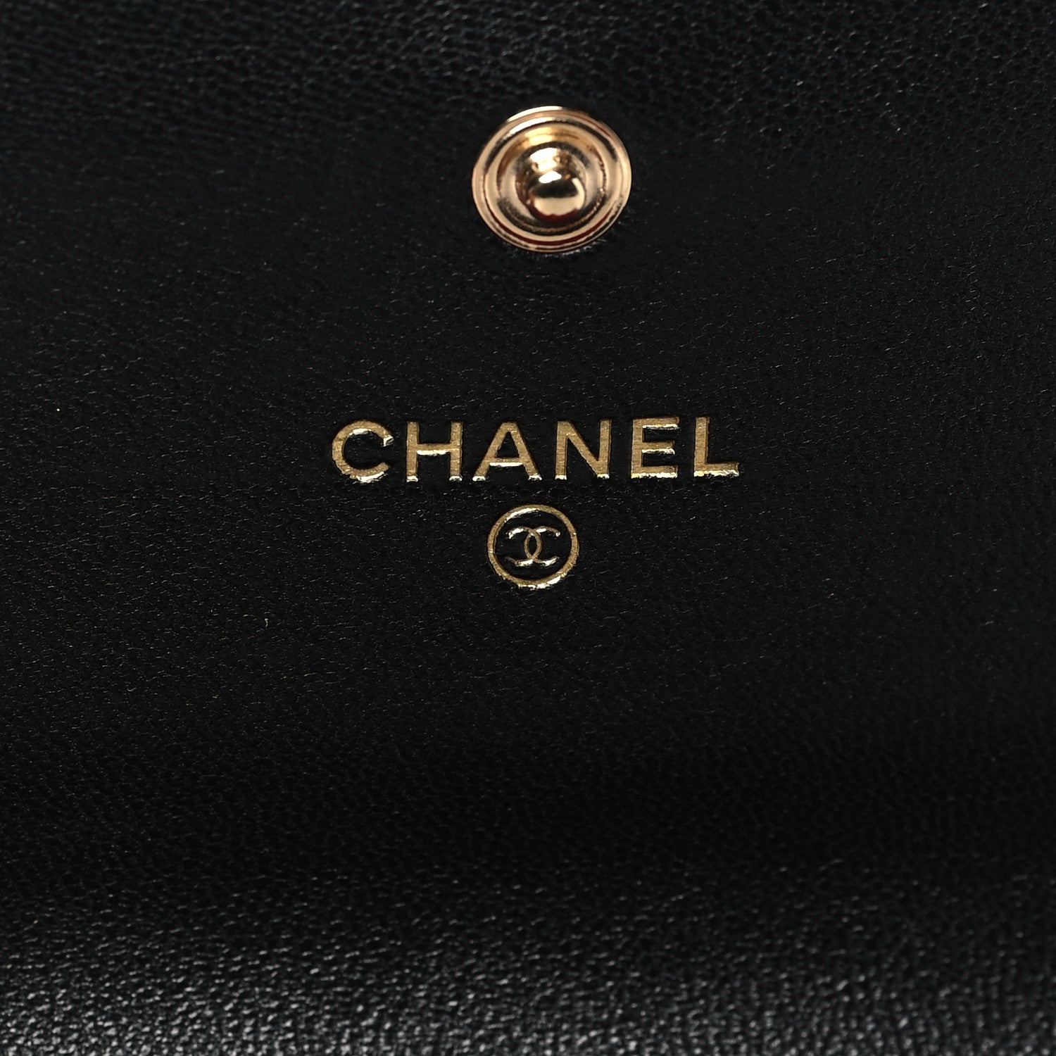 Chanel Lambskin Quilted Chanel 19 Flap Wallet Black 6 of 9