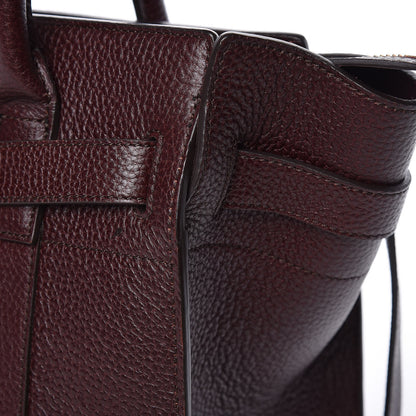 Mulberry Grain Vegetable Tanned Calfskin Small Zipped Bayswater Oxblood 11 of 13