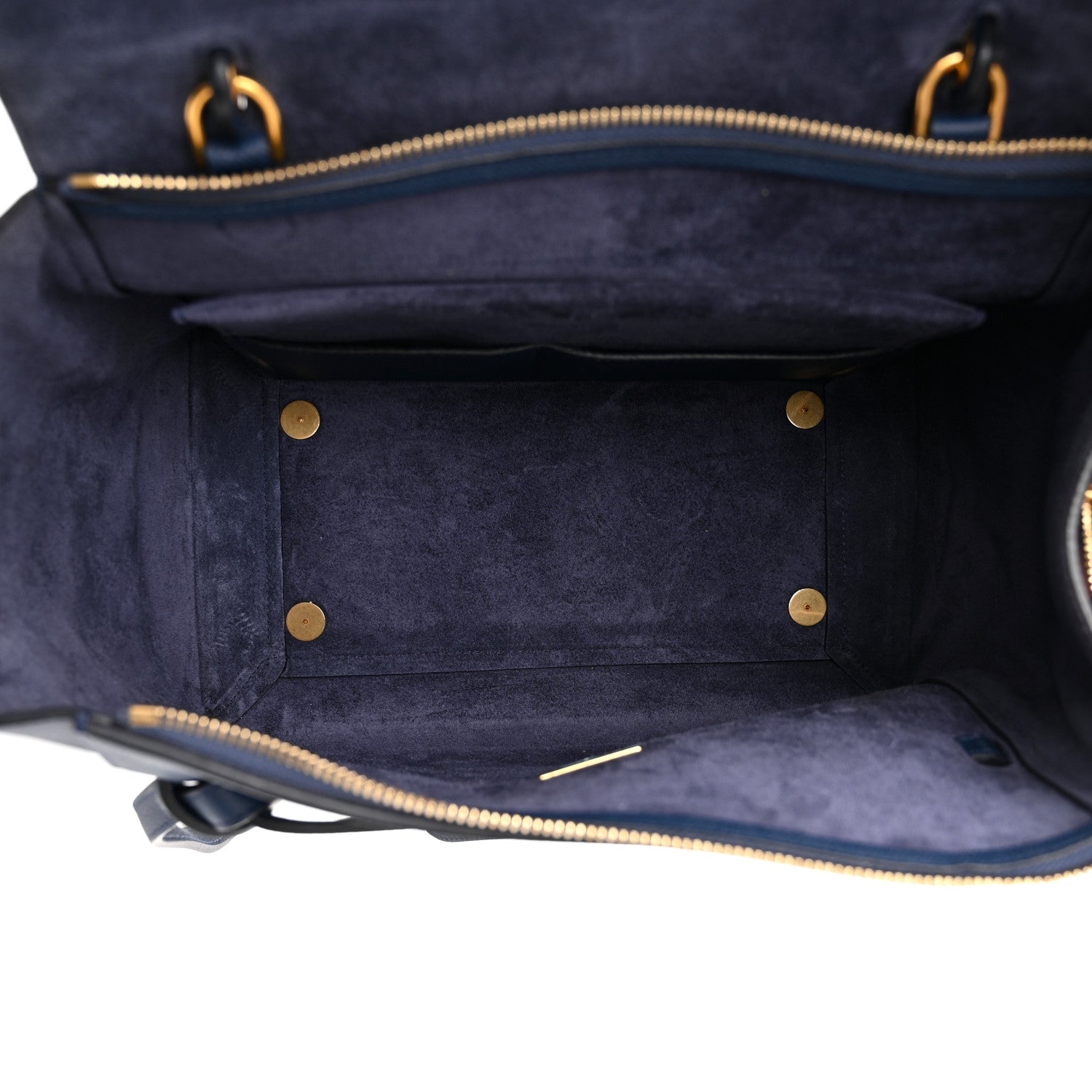 Celine Grained Calfskin Mini Belt Bag Deepsea 5 of 12