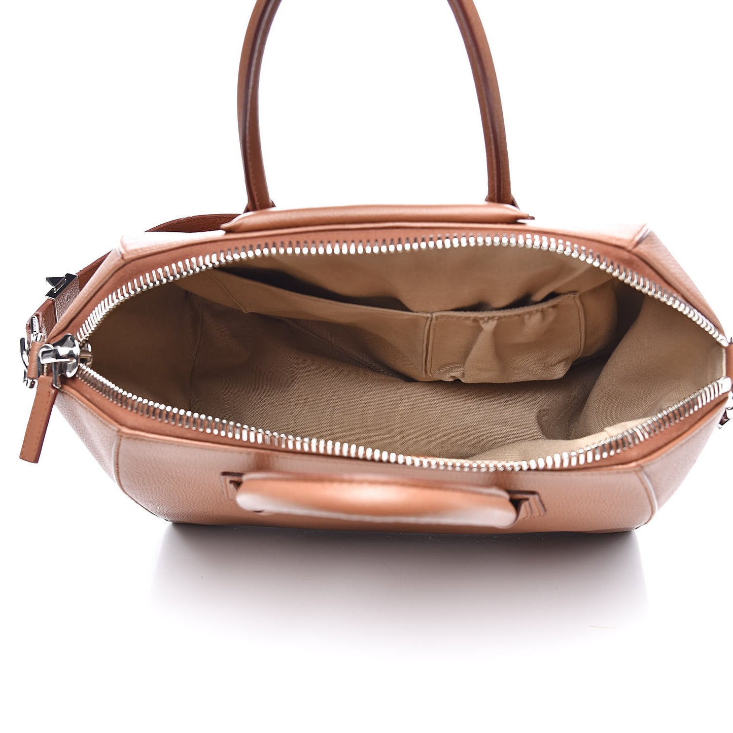 Sugar Goatskin Medium Antigona Cognac