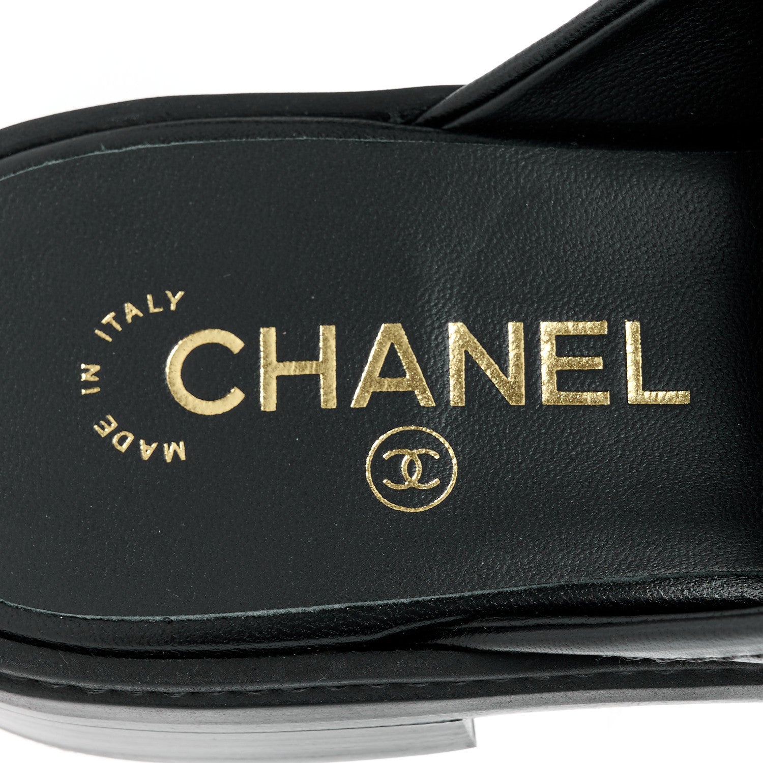 Chanel Lambskin Quilted CC Turnlock Mules 39 Black 7 of 10