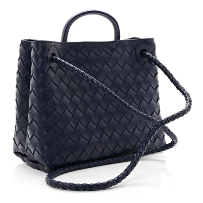 Bottega Veneta Nappa Intrecciato Small Andiamo Shoulder Bag Duke 3 of 10