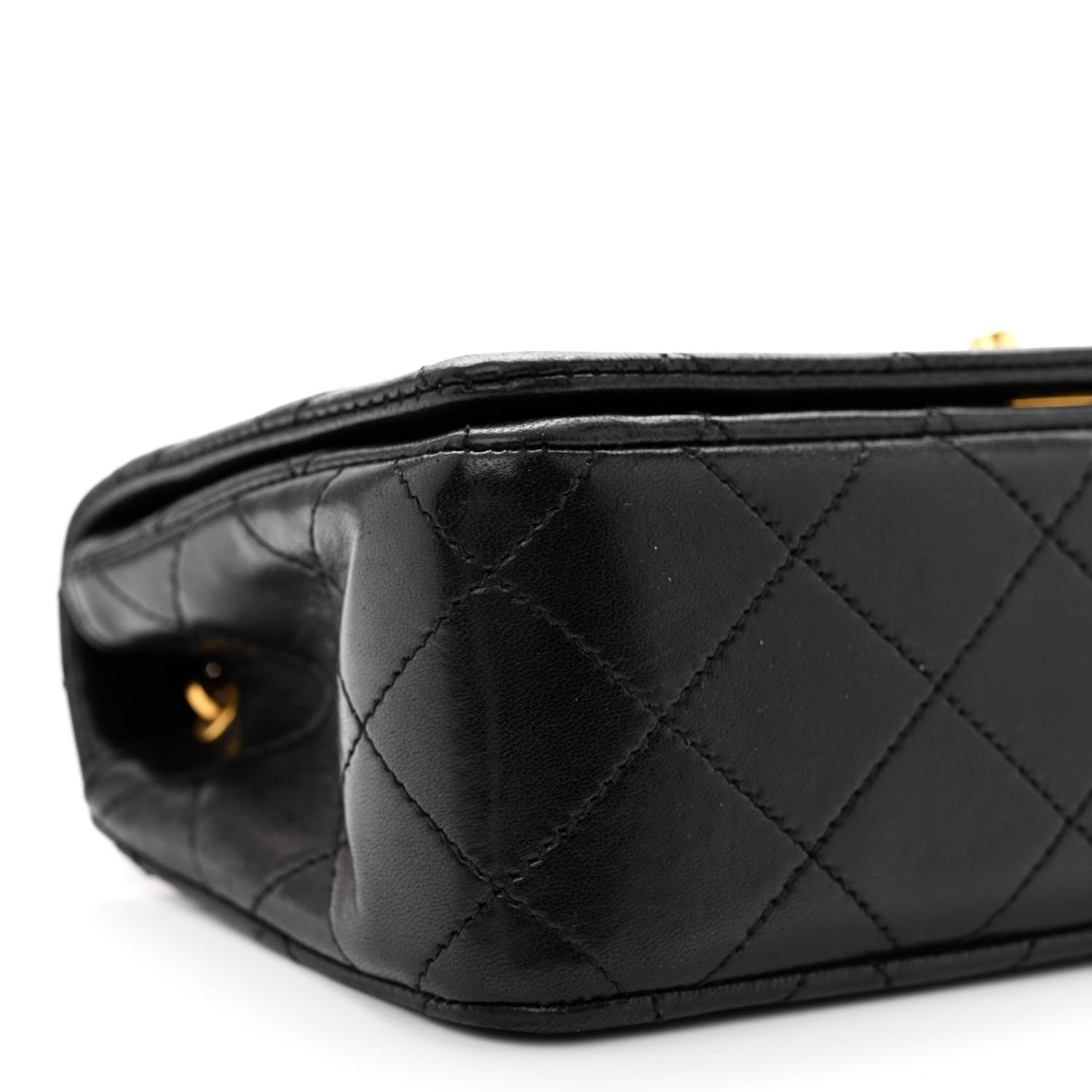 Chanel Lambskin Quilted Small Single Flap Bag Black 9 of 11