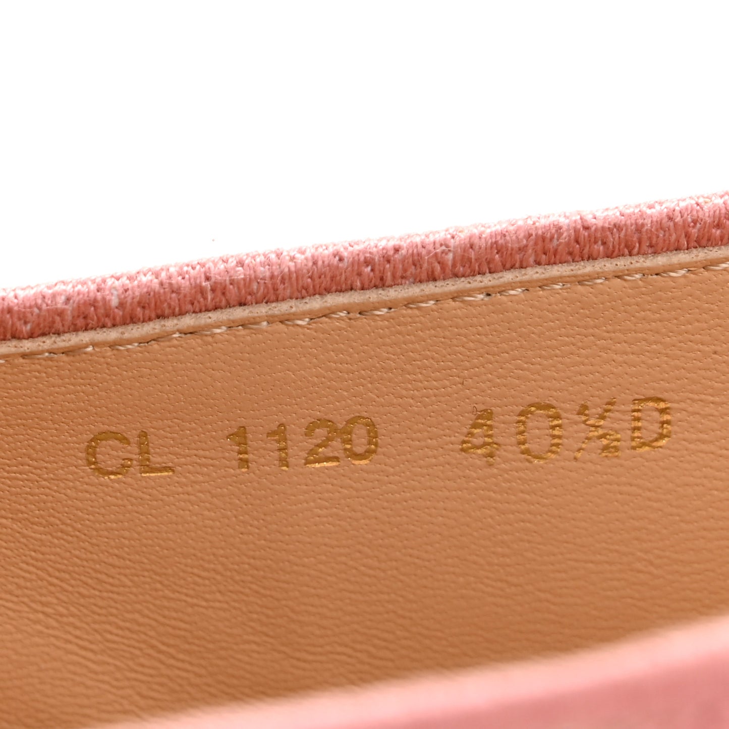 Cotton D-Stripes Embroidered Granville 15mm Espadrilles 40.5 Deep Nude
