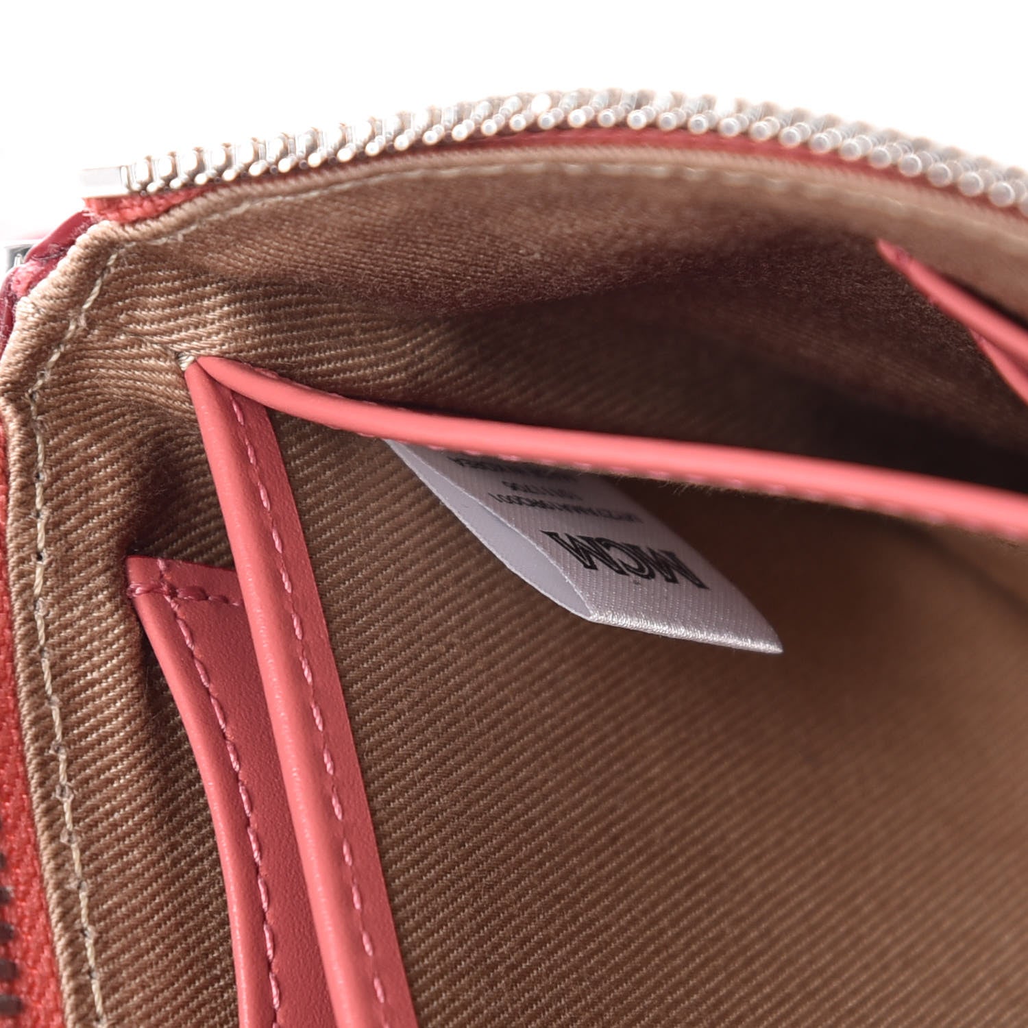 MCM Calfskin Milla Tech Pouch Pink 11 of 13