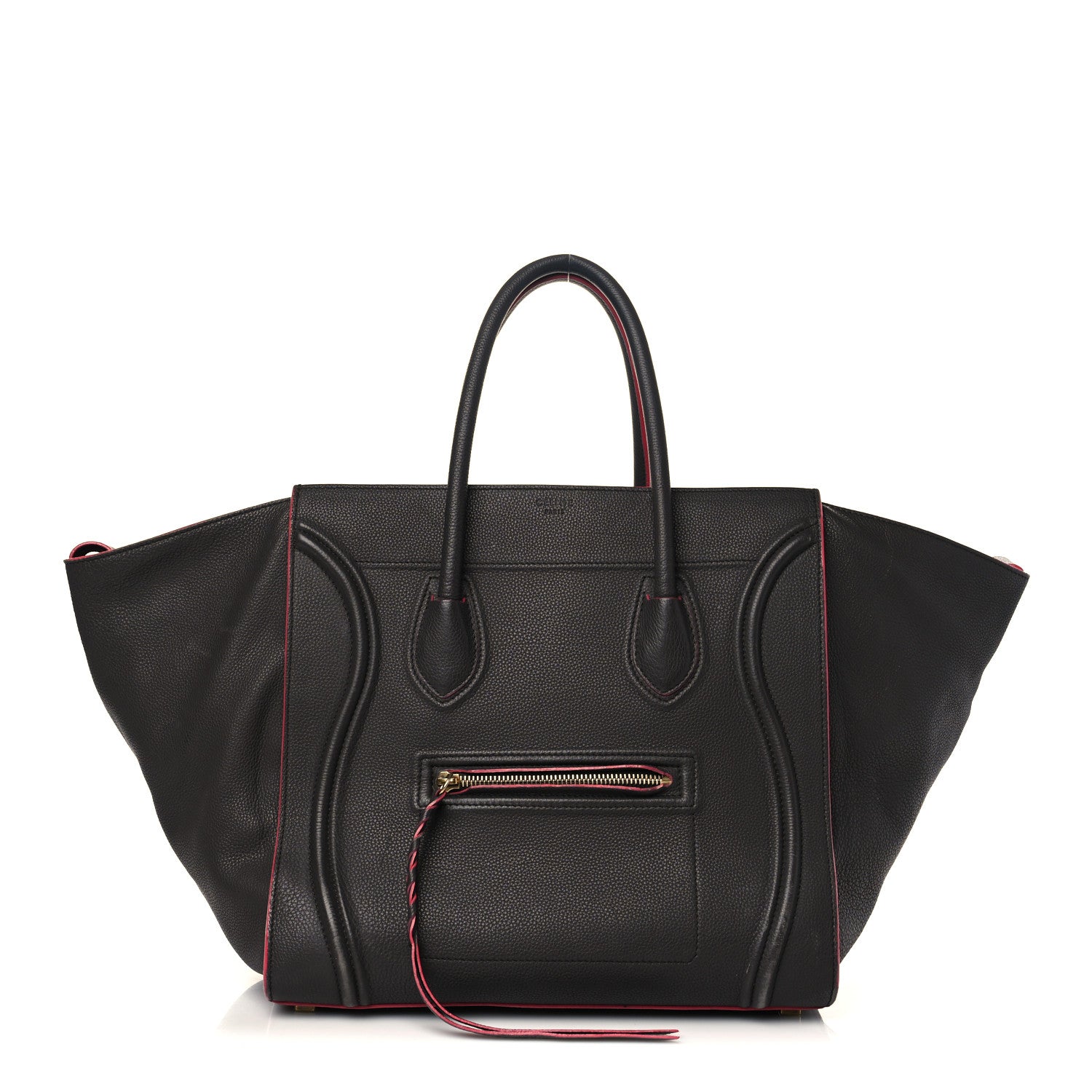 Celine Baby Grained Calfskin Medium Phantom Luggage Dark Taupe 1 of 14