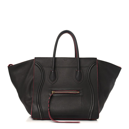 Celine Baby Grained Calfskin Medium Phantom Luggage Dark Taupe 1 of 14