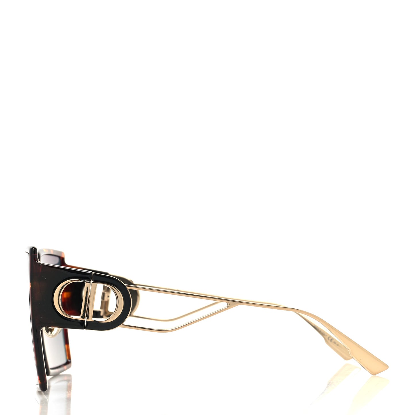 Square 30 Montaigne Sunglasses Tortoise