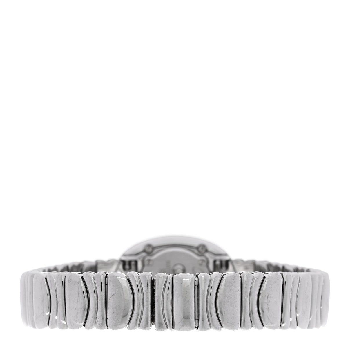 18K White Gold Diamond Bezel 18mm Baignoire Quartz Watch