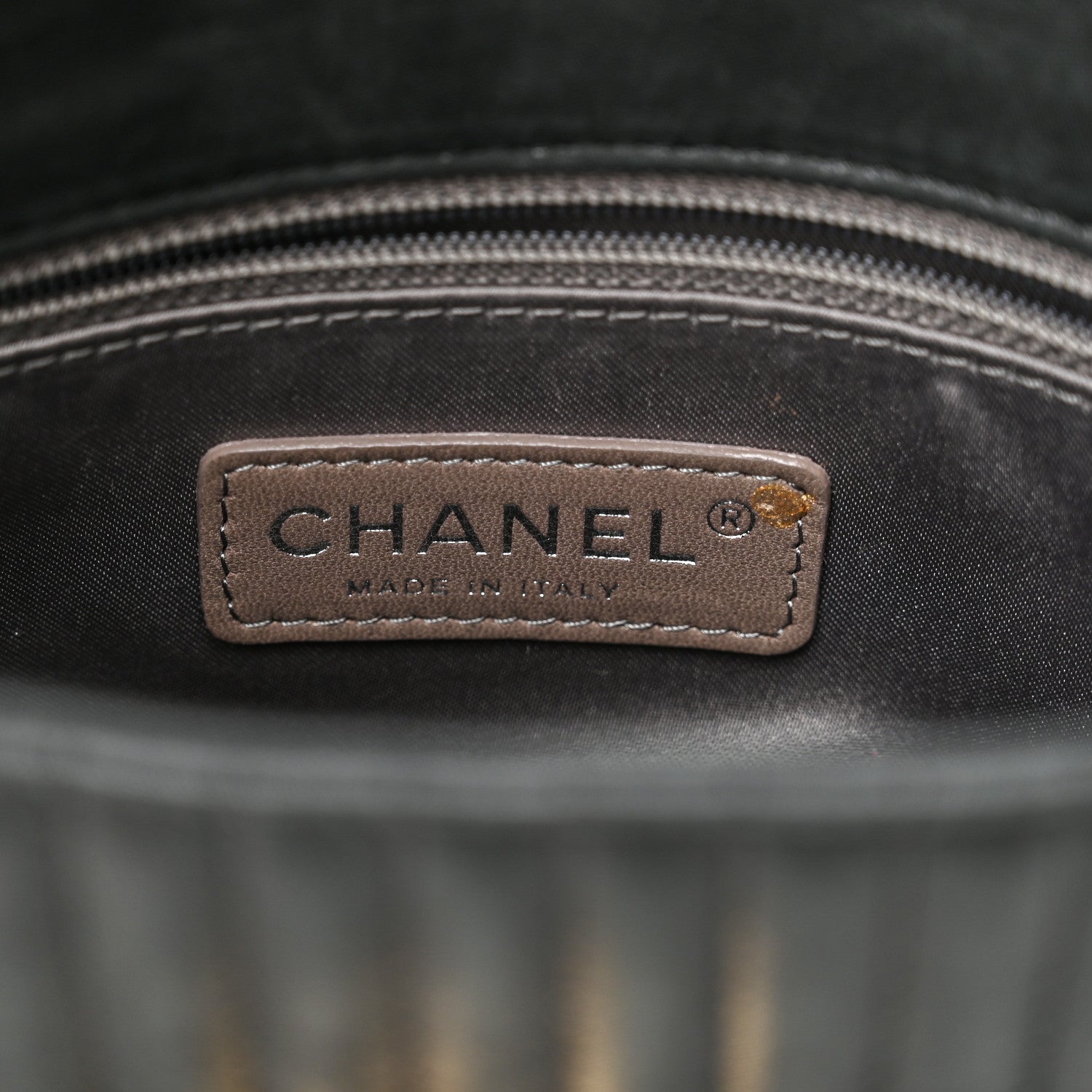 Chanel Iridescent Calfskin Vertical Quilted Mademoiselle Lock Bijoux Flap Shoulder Bag Black 5 of 9