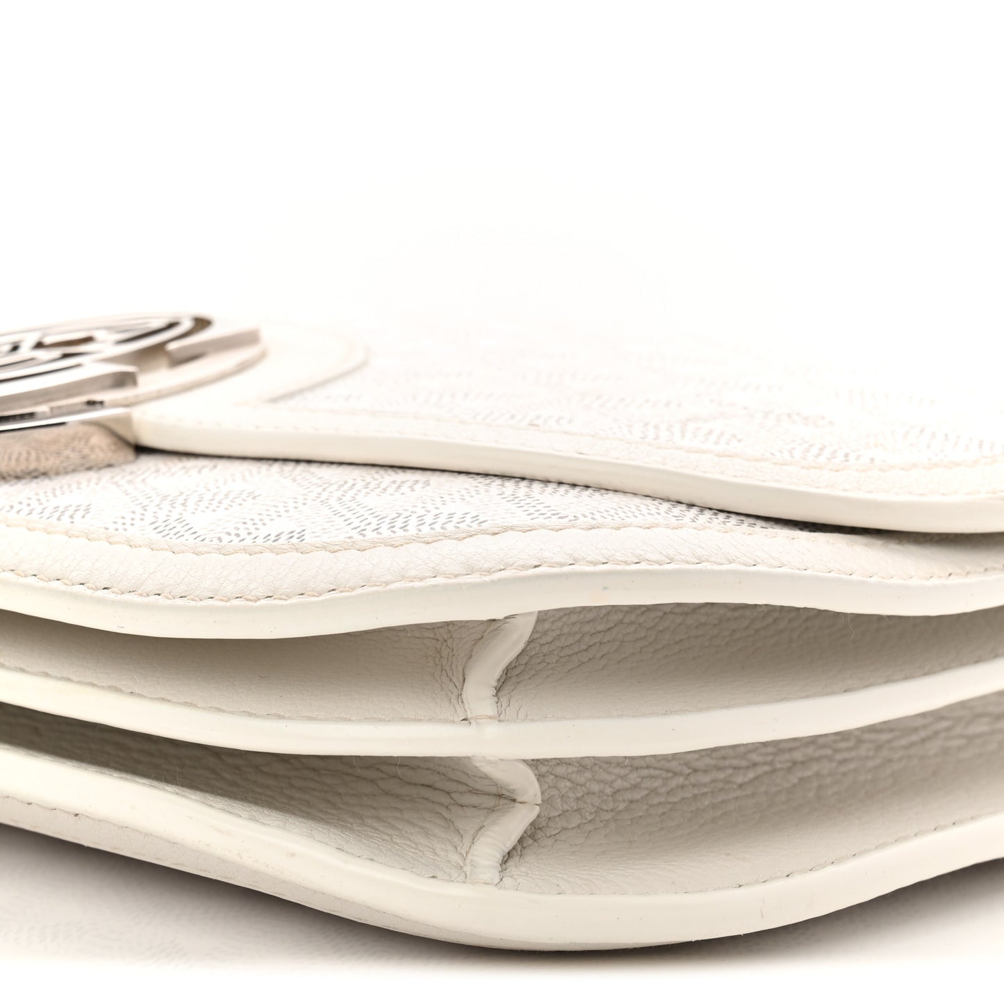 Goyardine 233 PM Shoulder Bag White